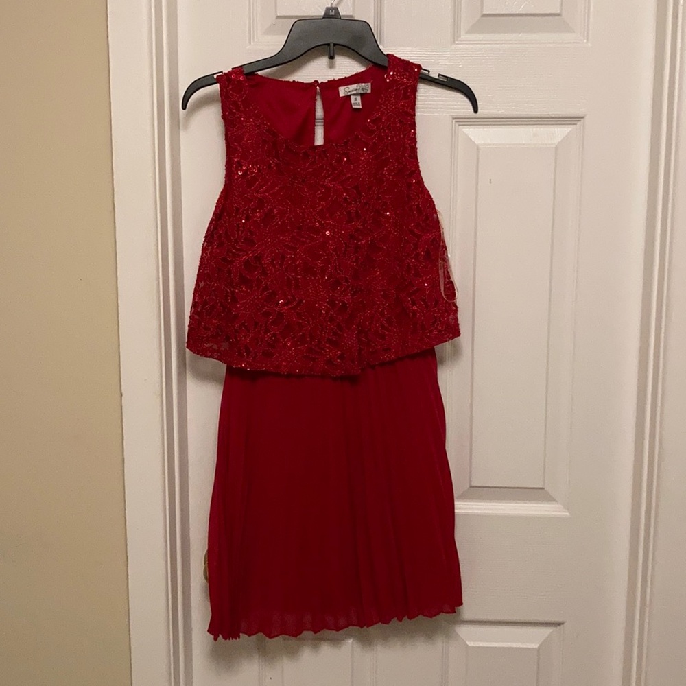 Red dress